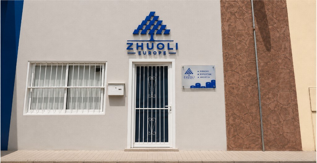 Zhuoli Europe headquarters building entrance in Alcantarilla, Murcia